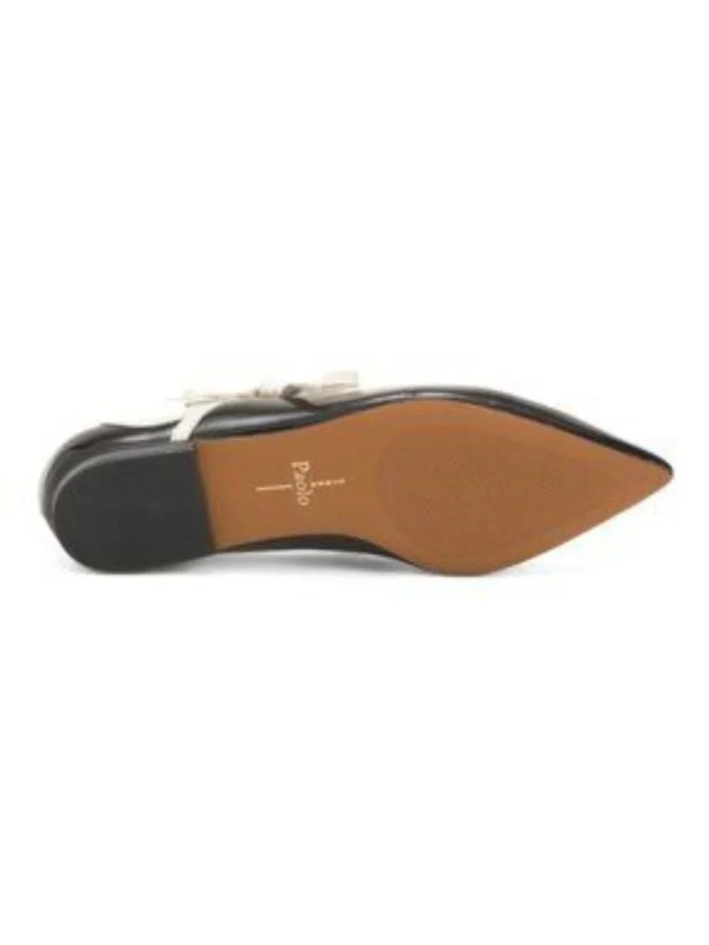 LINEA PAOLO Patent Leather Nuri Pointed Toe Ballet Flats